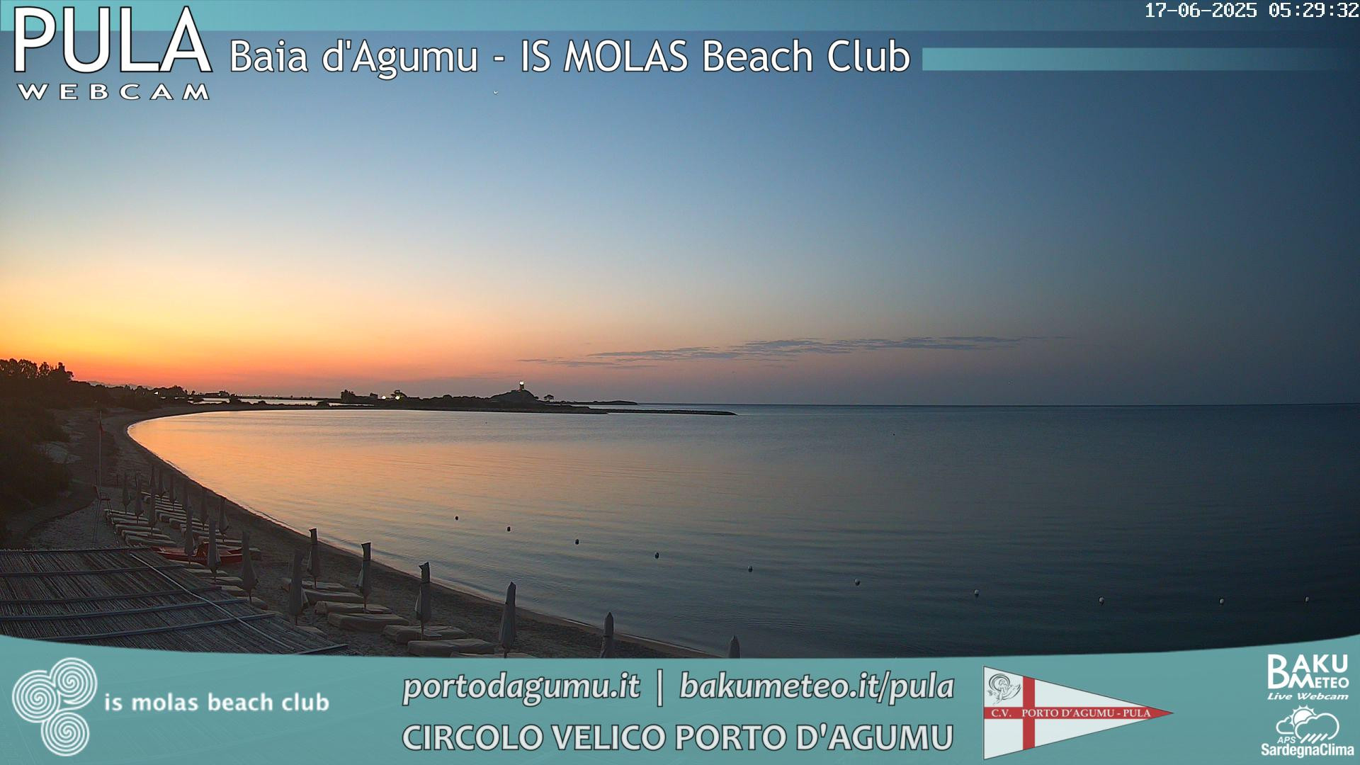 time-lapse frame, Porto d'Agumu webcam