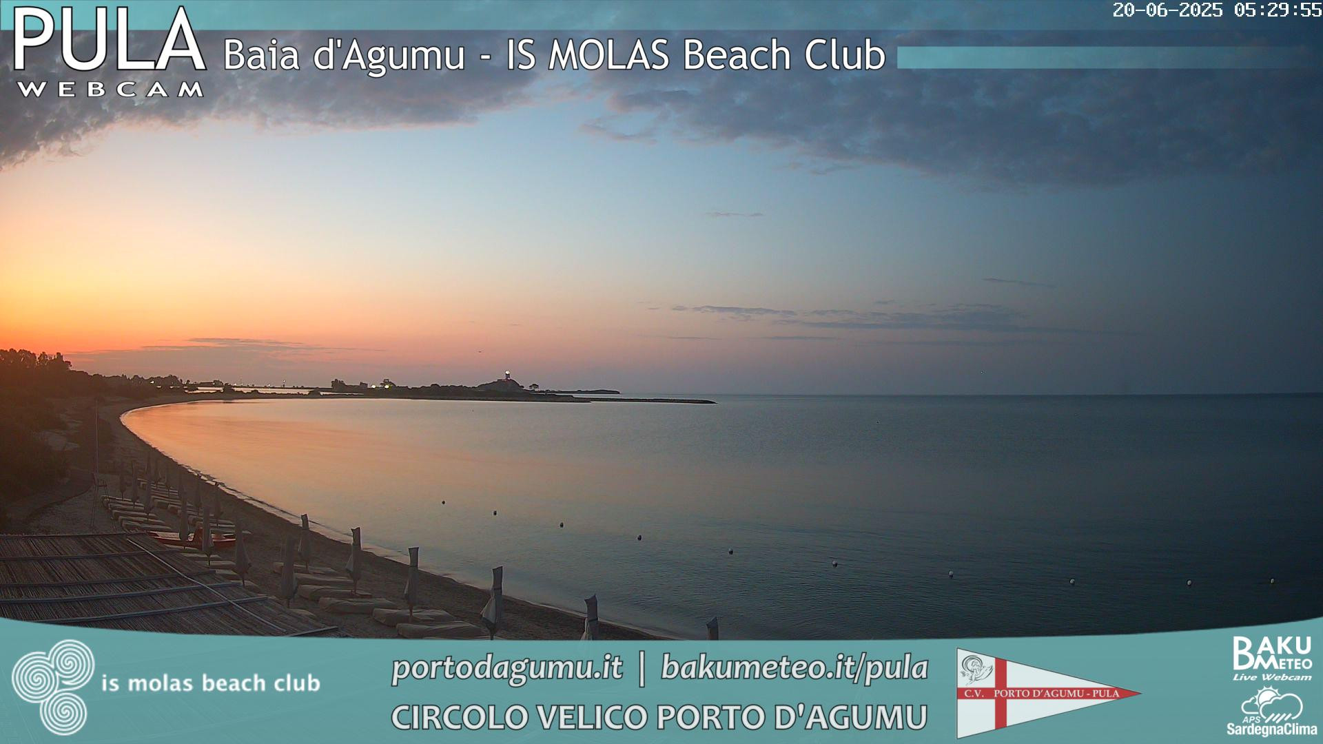 time-lapse frame, Porto d'Agumu webcam