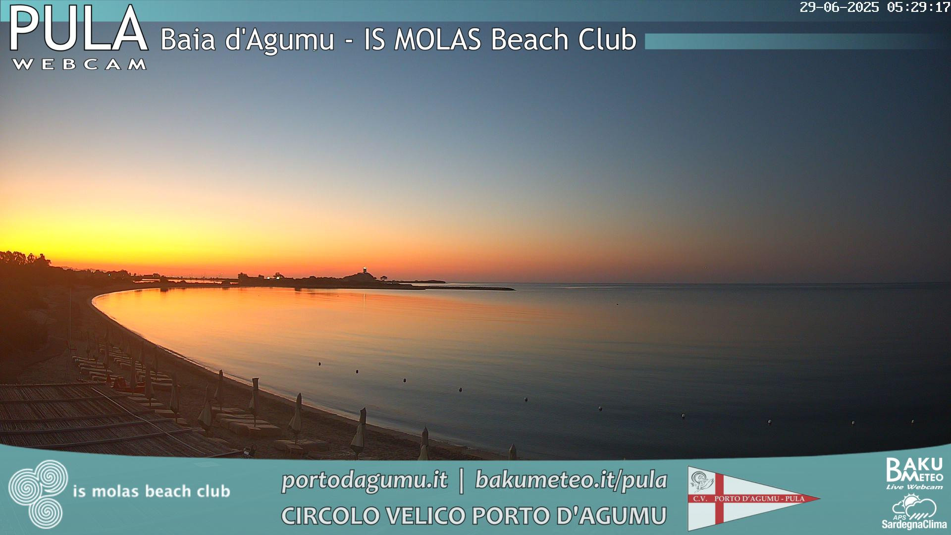 time-lapse frame, Porto d'Agumu webcam