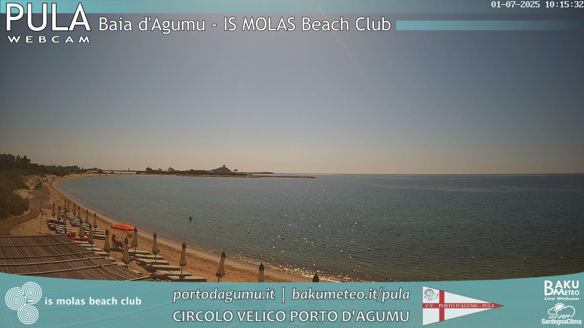 time-lapse frame, Porto d'Agumu webcam