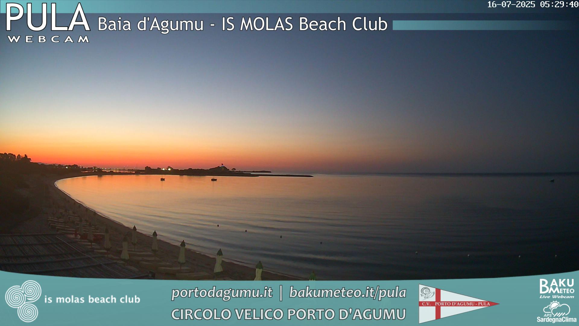 time-lapse frame, Porto d'Agumu webcam