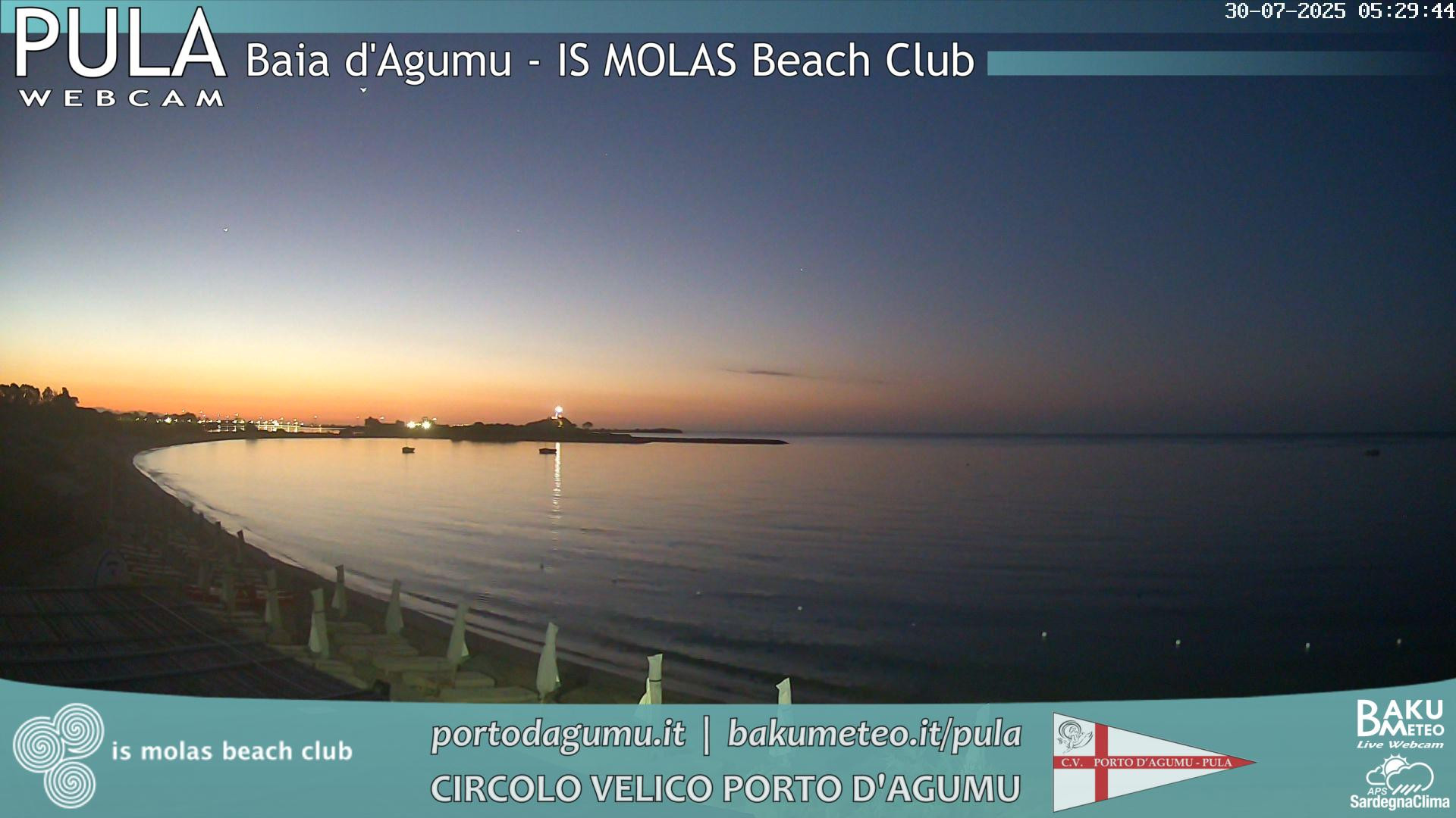 time-lapse frame, Porto d'Agumu webcam
