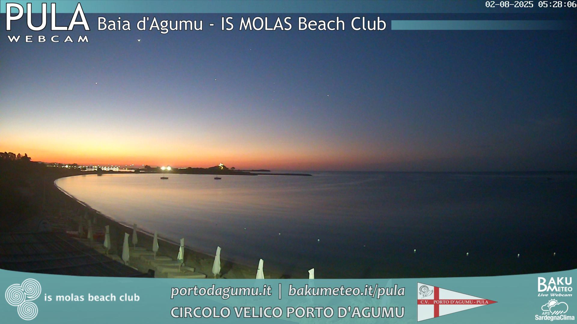 time-lapse frame, Porto d'Agumu webcam