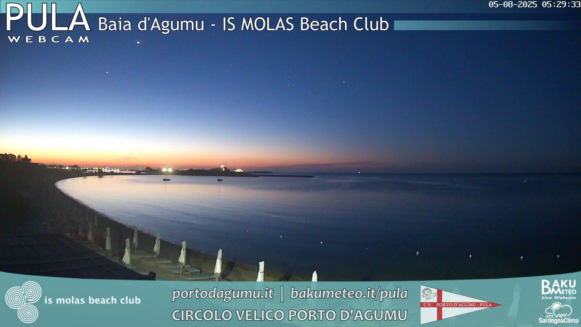 time-lapse frame, Porto d'Agumu webcam