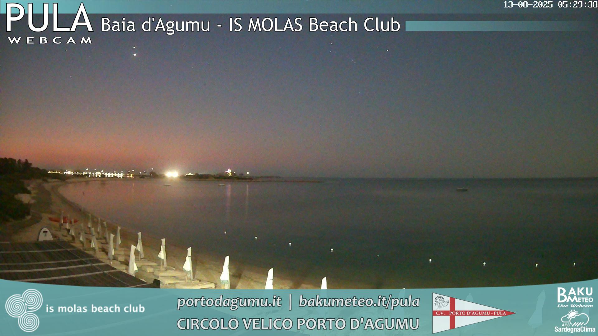 time-lapse frame, Porto d'Agumu webcam