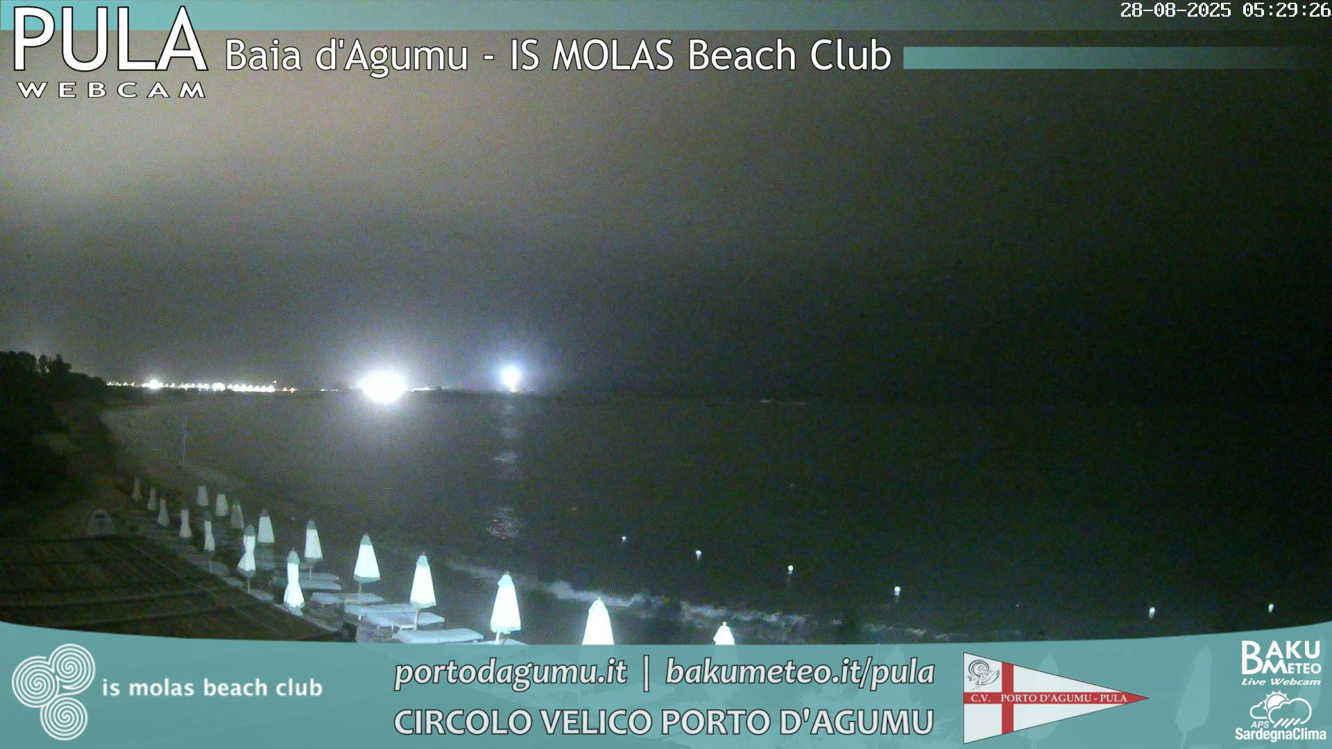 time-lapse frame, Porto d'Agumu webcam