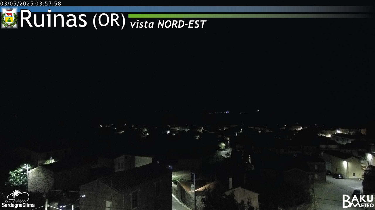 time-lapse frame, Ruinas NE webcam