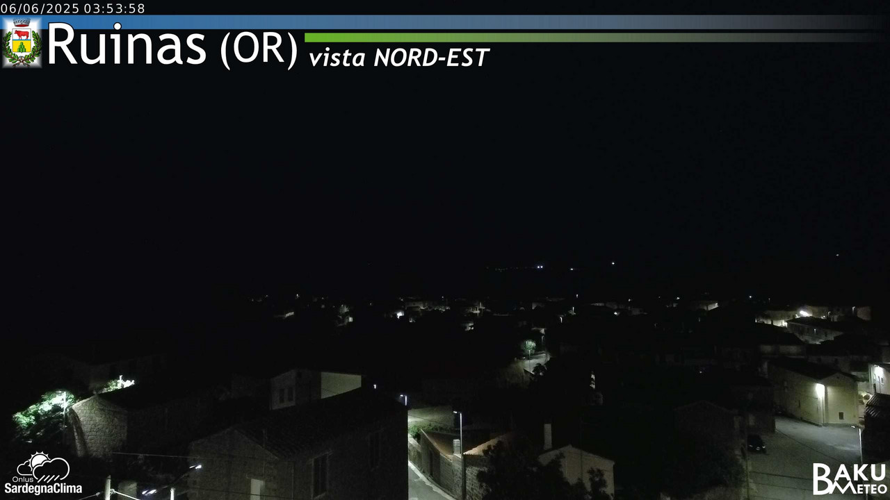 time-lapse frame, Ruinas NE webcam