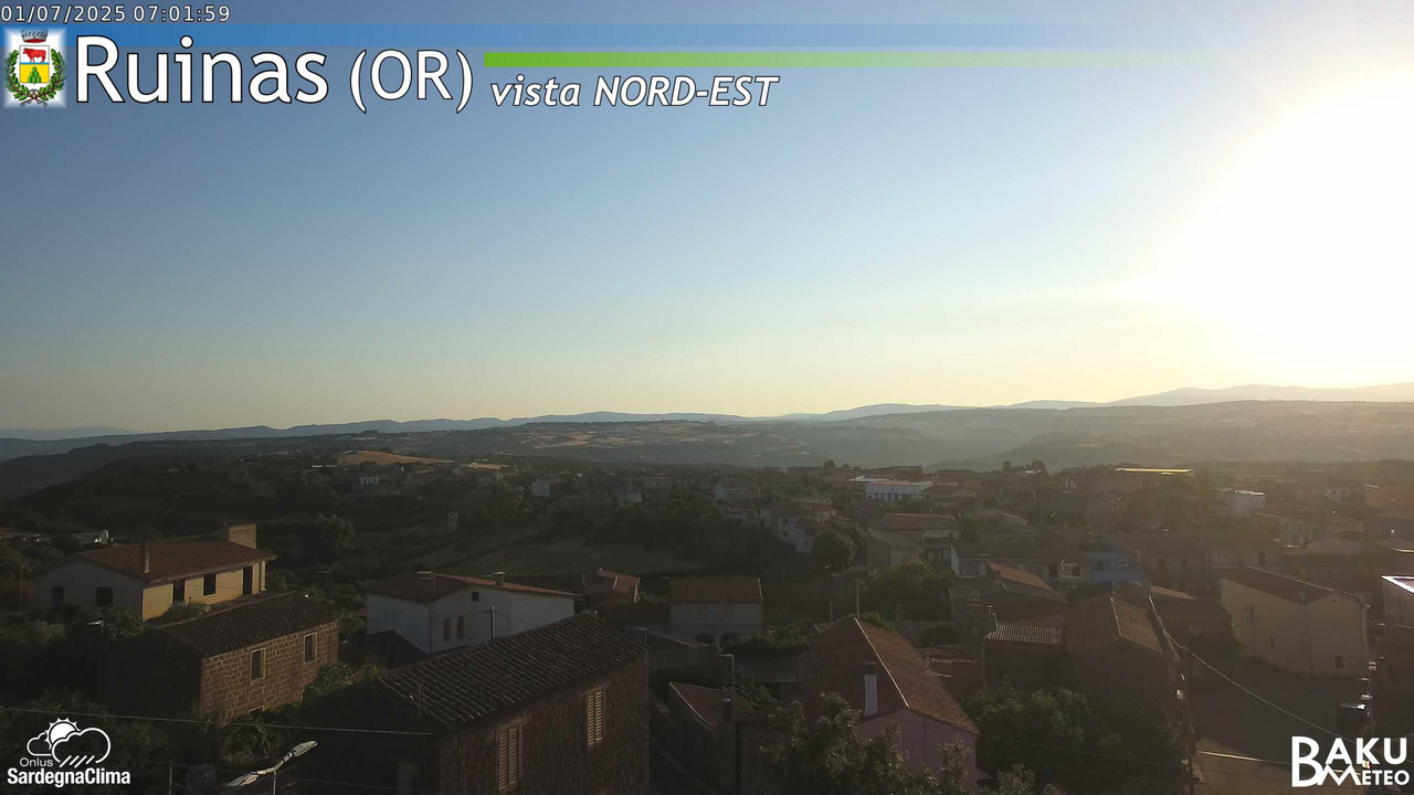 time-lapse frame, Ruinas NE webcam