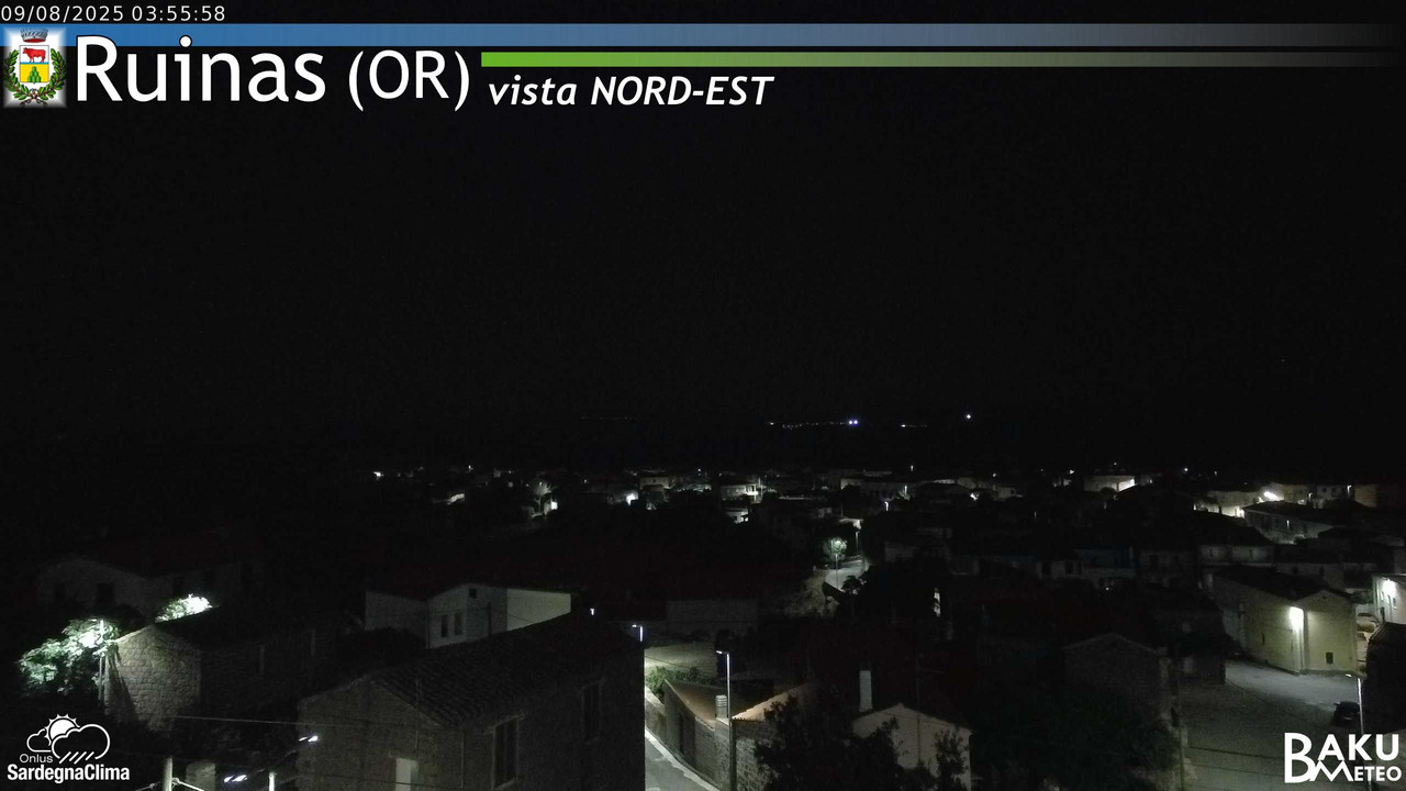 time-lapse frame, Ruinas NE webcam