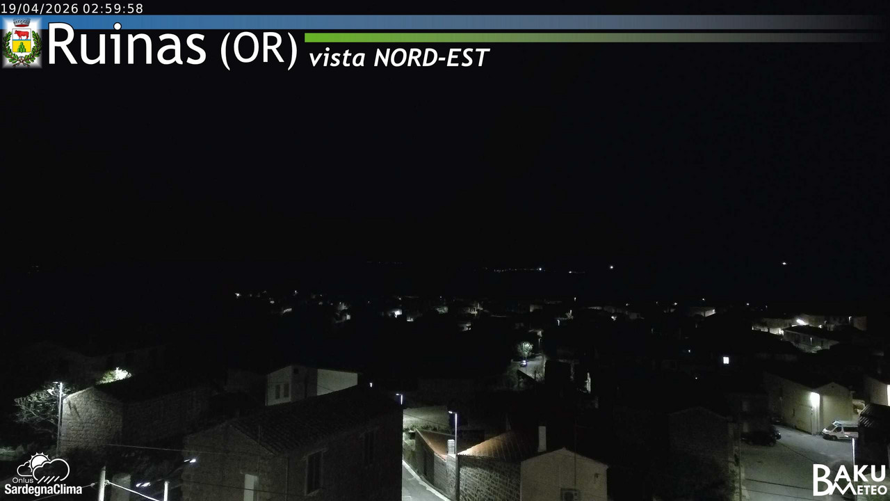 time-lapse frame, Ruinas NE webcam