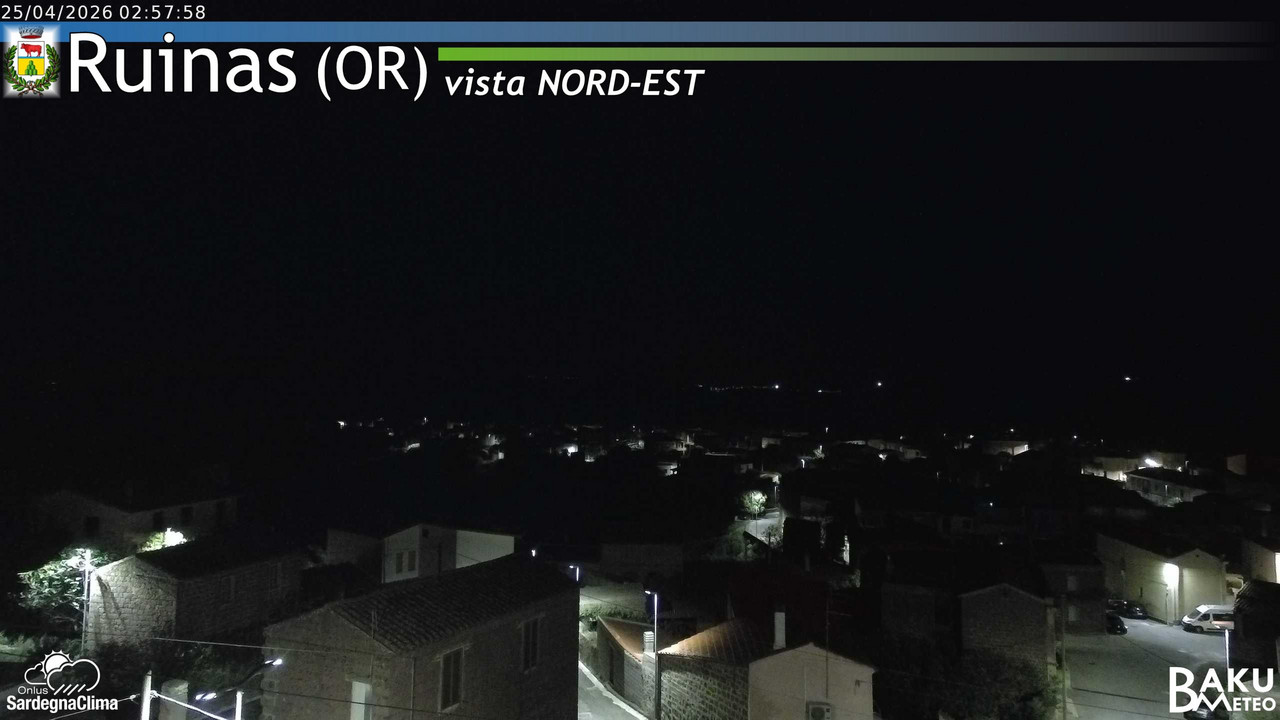 time-lapse frame, Ruinas NE webcam
