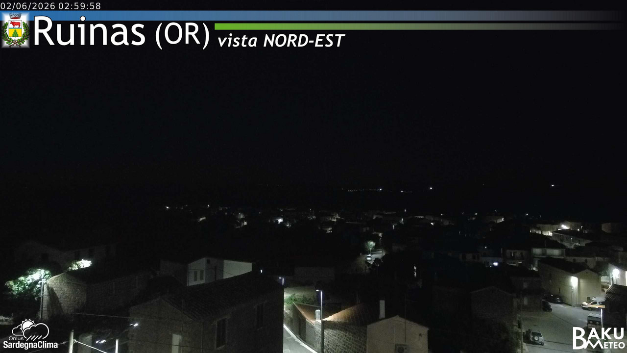 time-lapse frame, Ruinas NE webcam