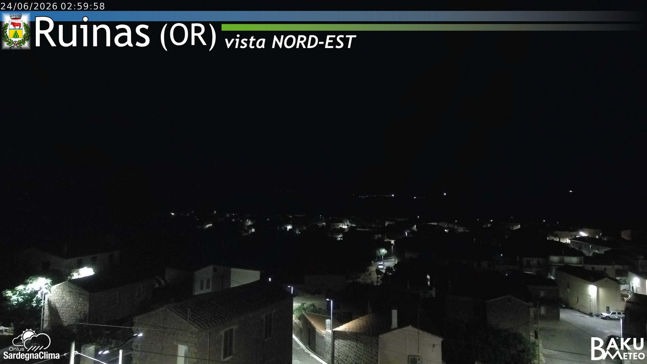 time-lapse frame, Ruinas NE webcam