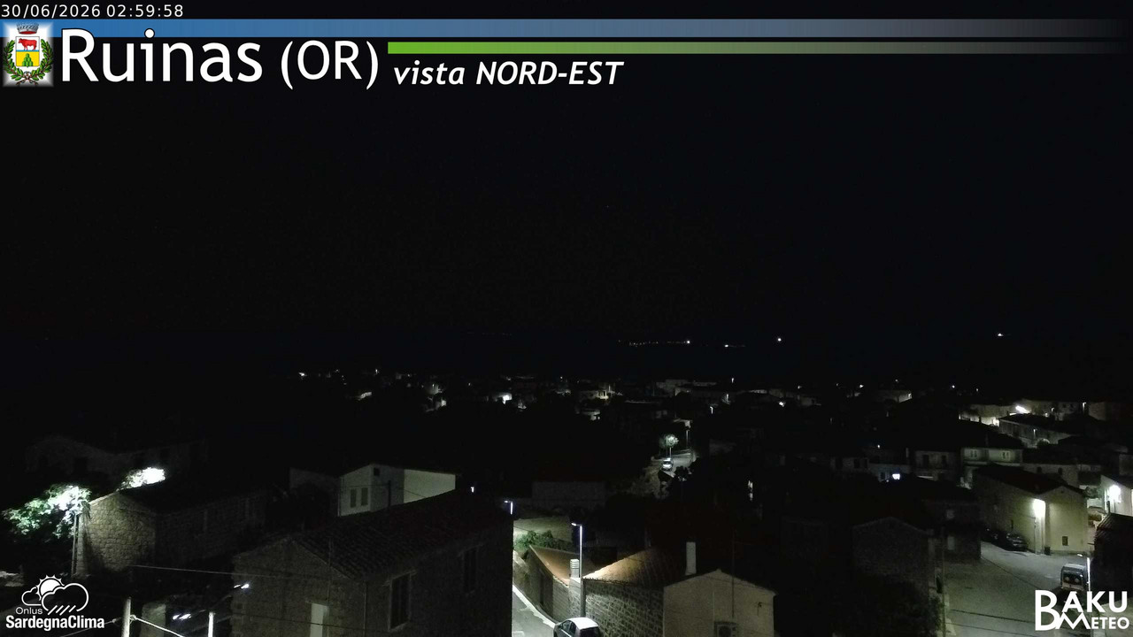 time-lapse frame, Ruinas NE webcam
