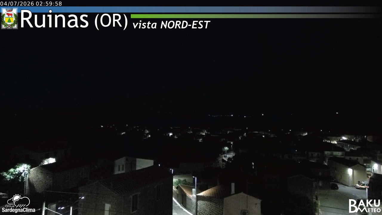 time-lapse frame, Ruinas NE webcam