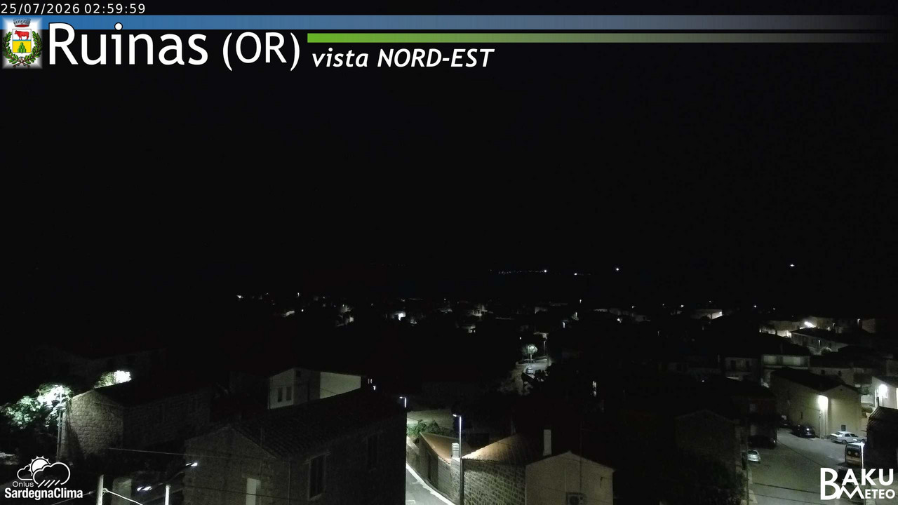 time-lapse frame, Ruinas NE webcam