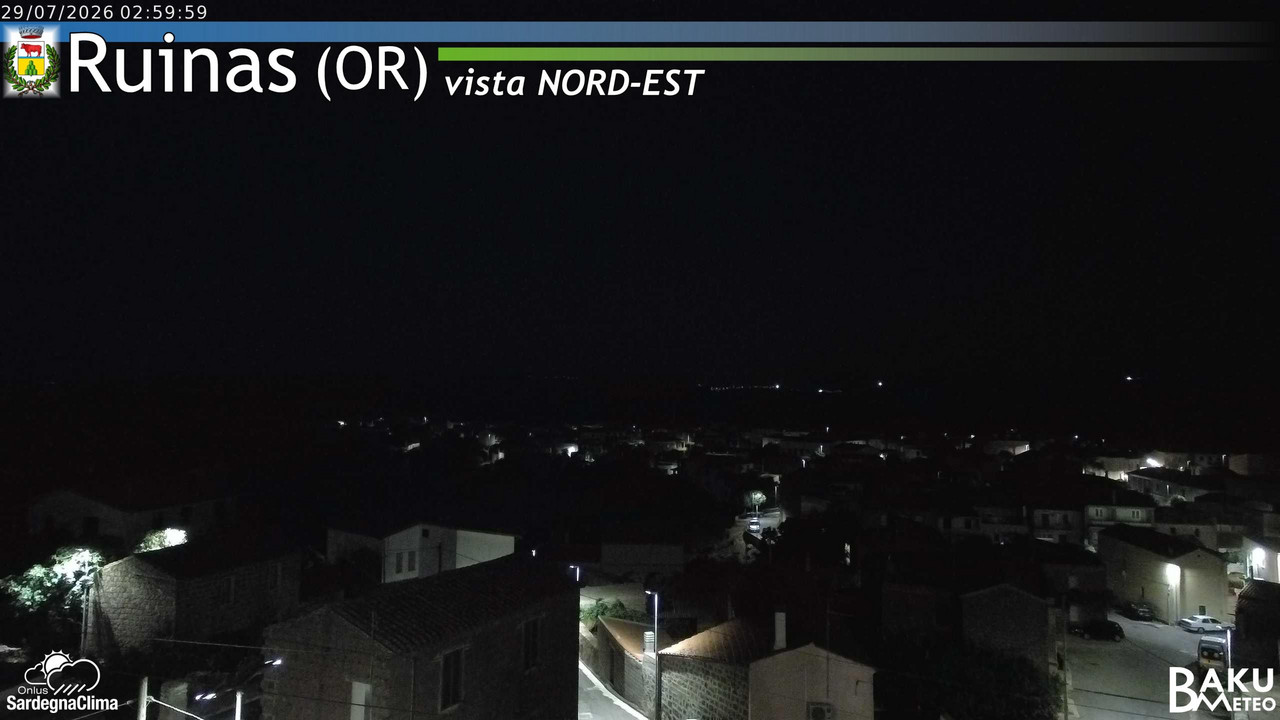 time-lapse frame, Ruinas NE webcam