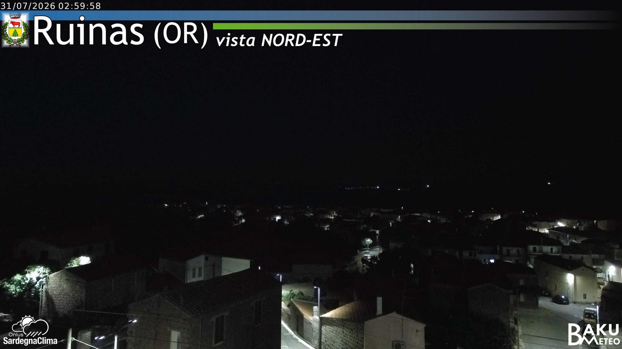 time-lapse frame, Ruinas NE webcam