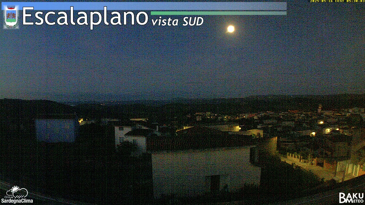 time-lapse frame, Escalaplano webcam