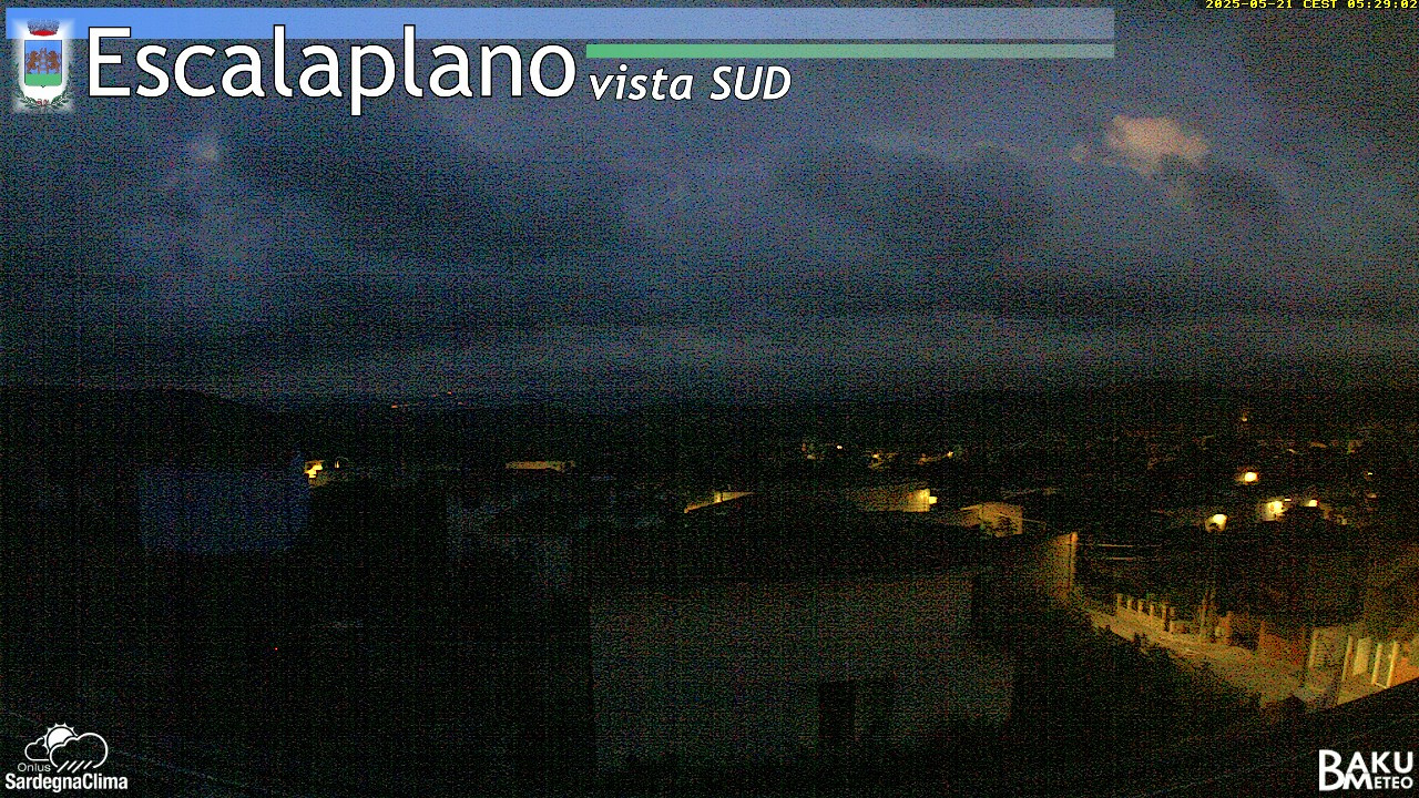 time-lapse frame, Escalaplano webcam