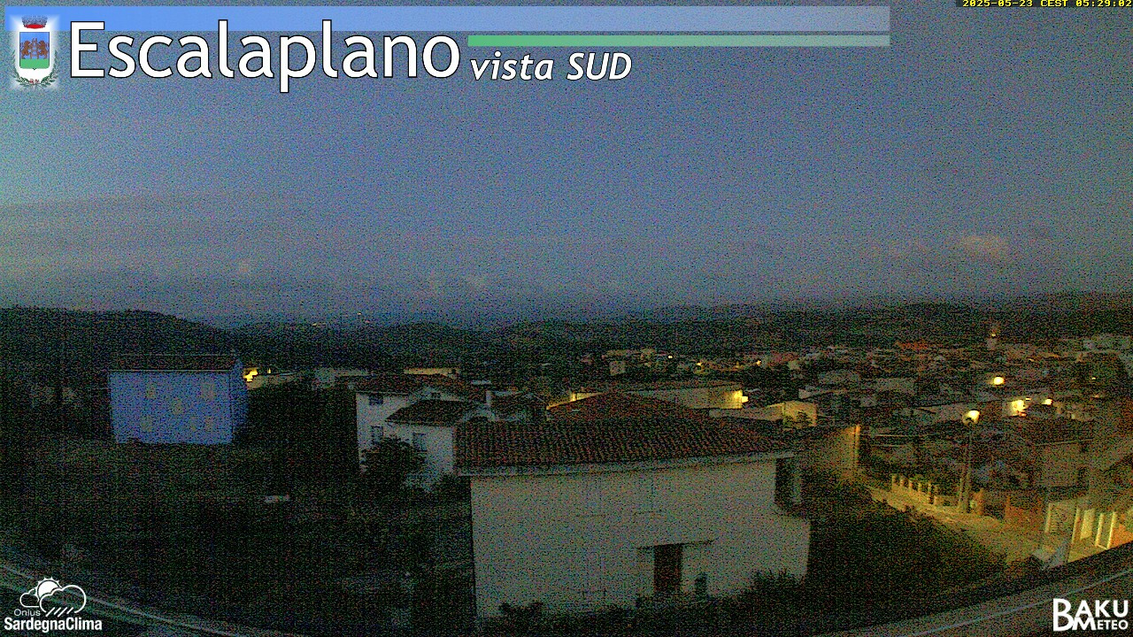 time-lapse frame, Escalaplano webcam