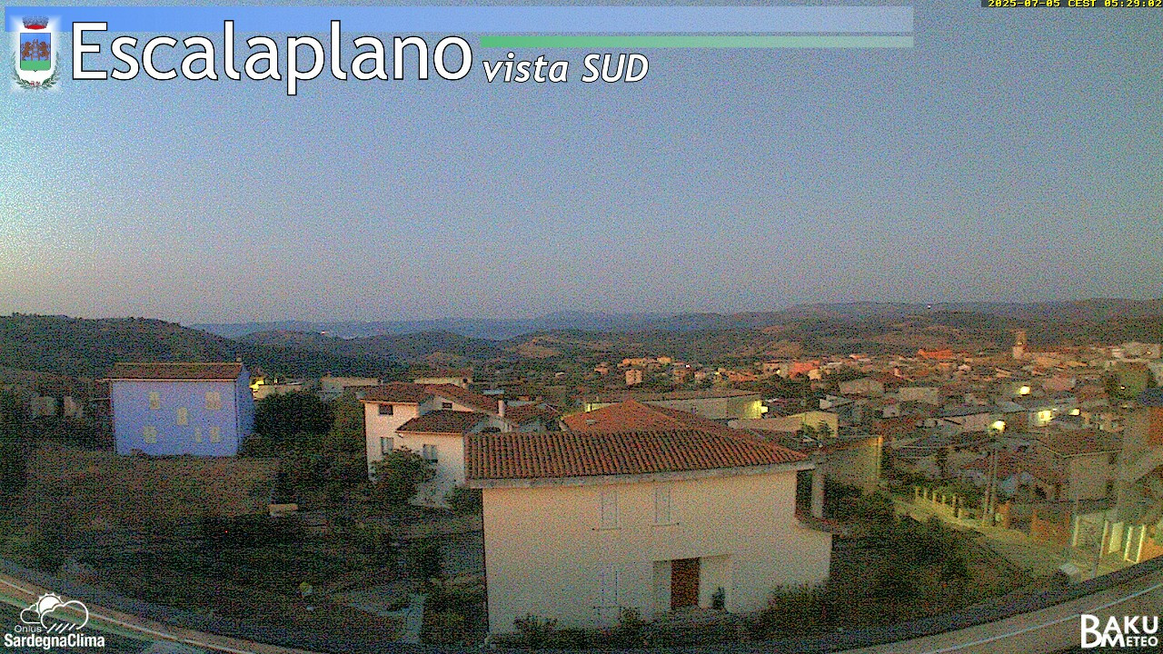 time-lapse frame, Escalaplano webcam