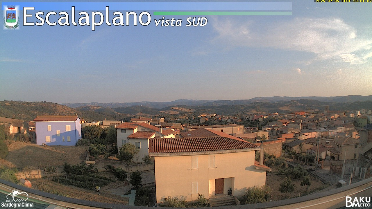 time-lapse frame, Escalaplano webcam
