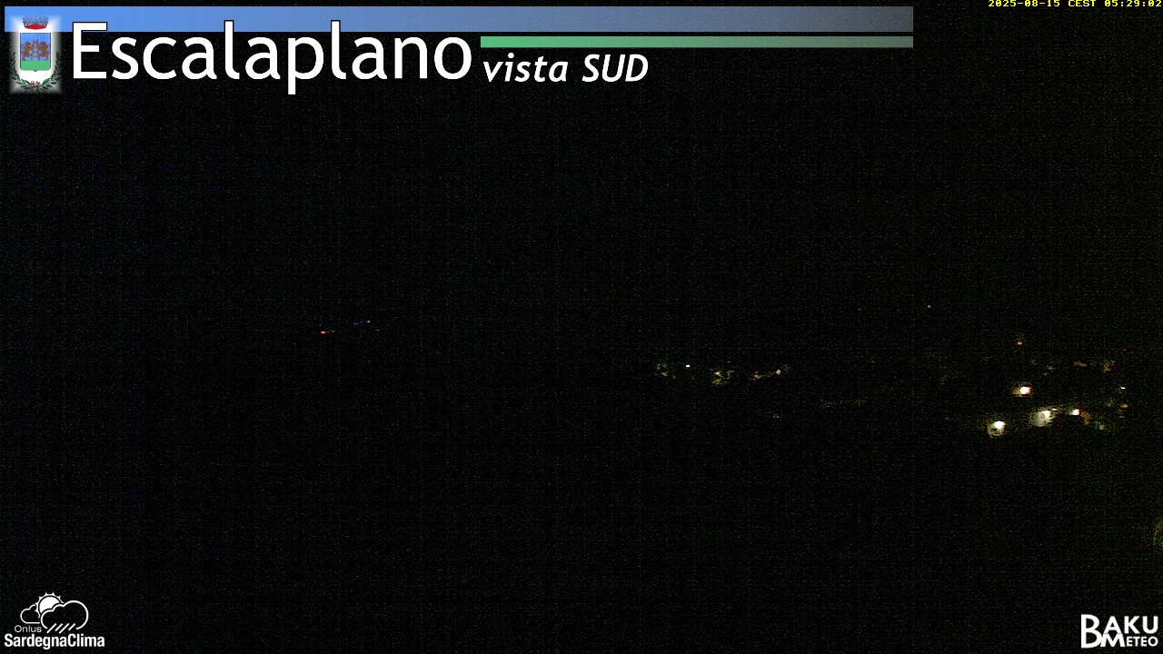 time-lapse frame, Escalaplano webcam