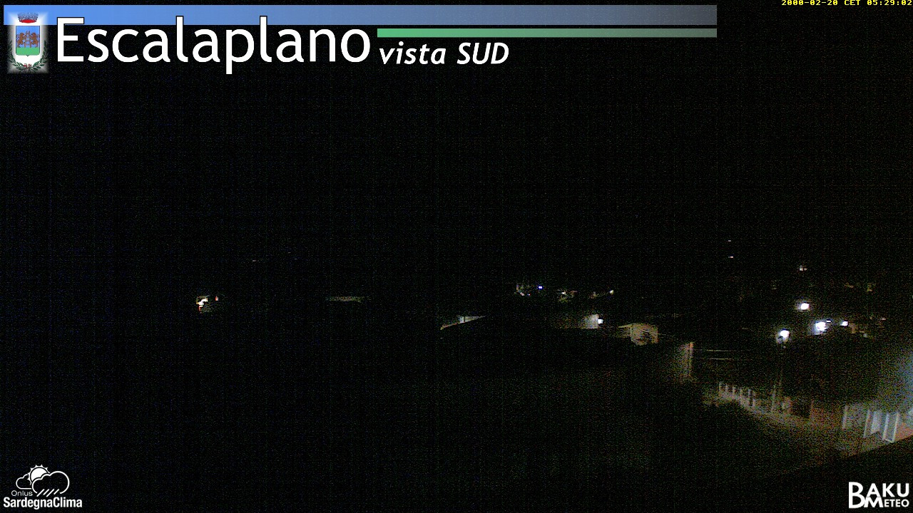 time-lapse frame, Escalaplano webcam