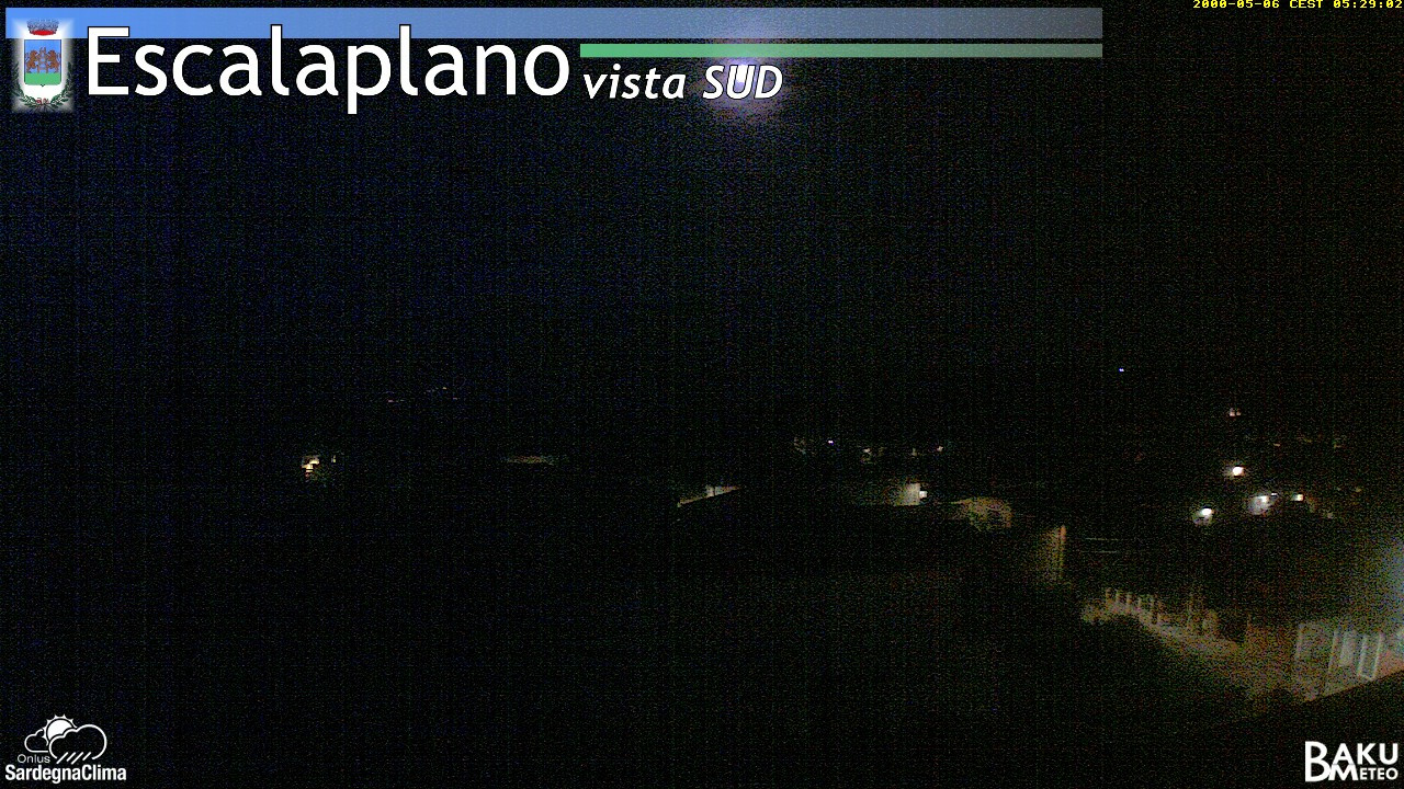 time-lapse frame, Escalaplano webcam