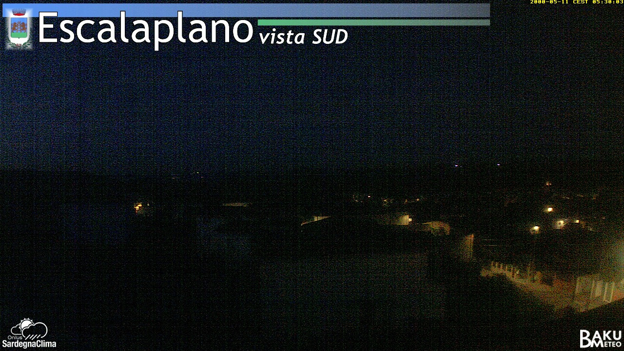 time-lapse frame, Escalaplano webcam