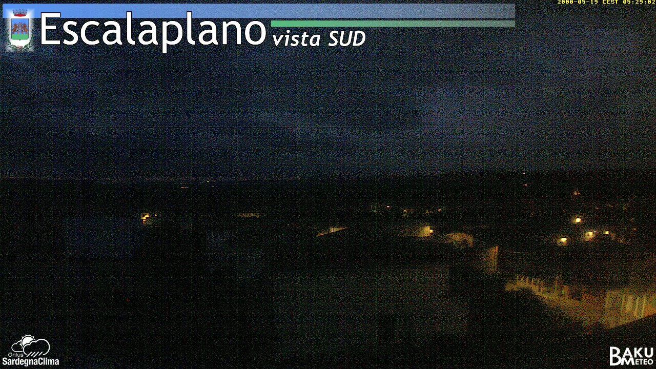 time-lapse frame, Escalaplano webcam