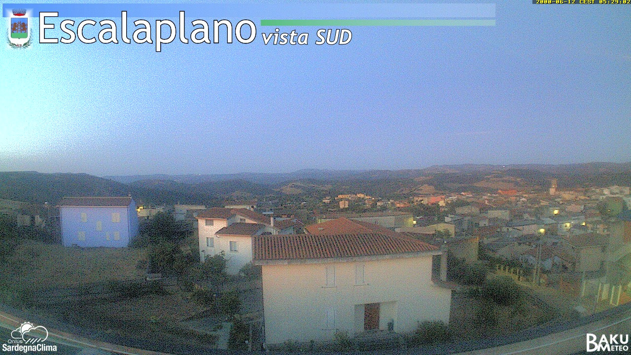 time-lapse frame, Escalaplano webcam