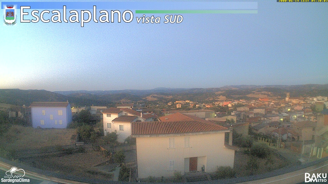 time-lapse frame, Escalaplano webcam