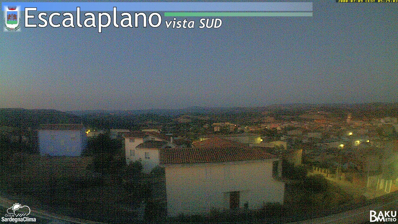 time-lapse frame, Escalaplano webcam