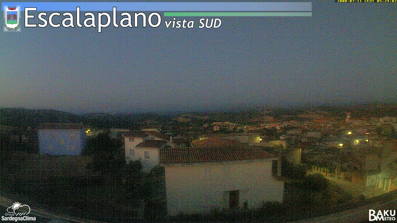 time-lapse frame, Escalaplano webcam