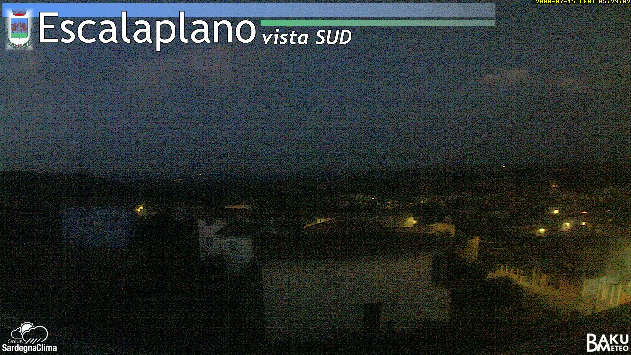 time-lapse frame, Escalaplano webcam