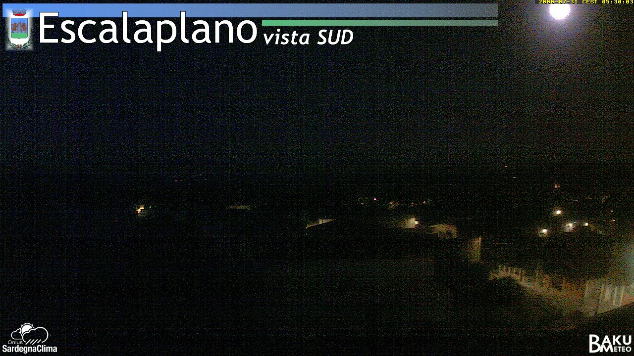 time-lapse frame, Escalaplano webcam