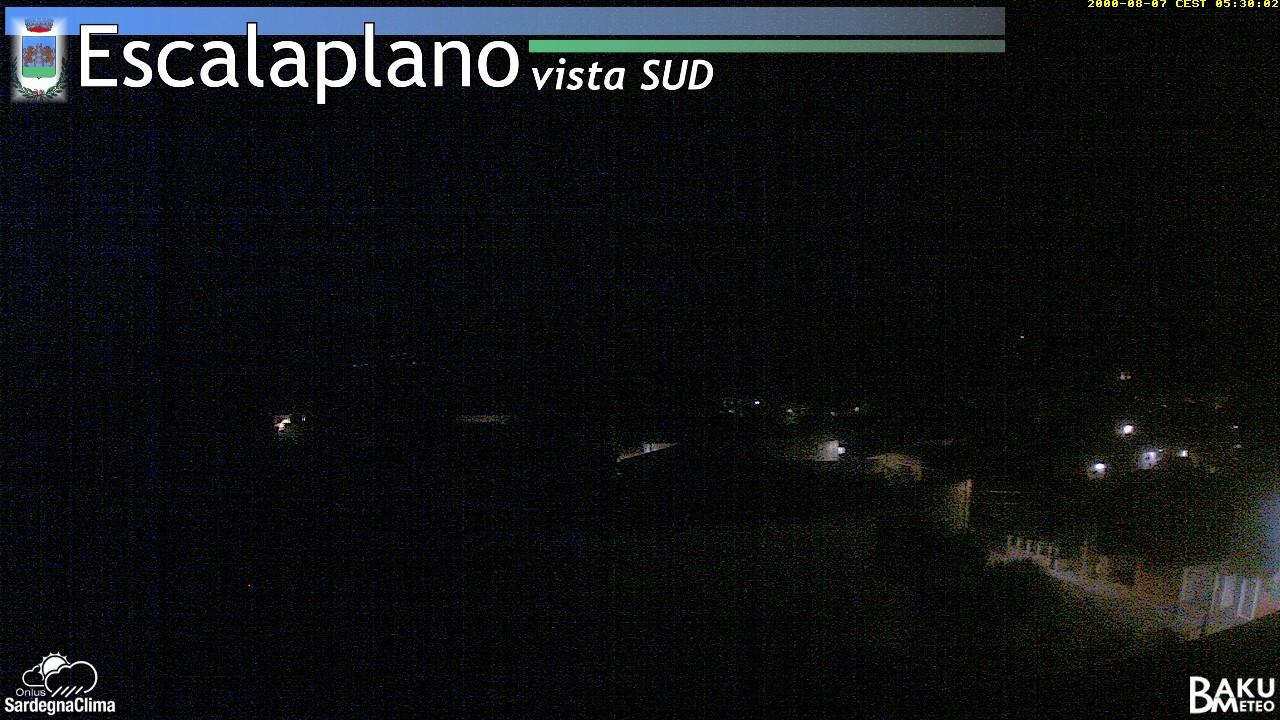 time-lapse frame, Escalaplano webcam