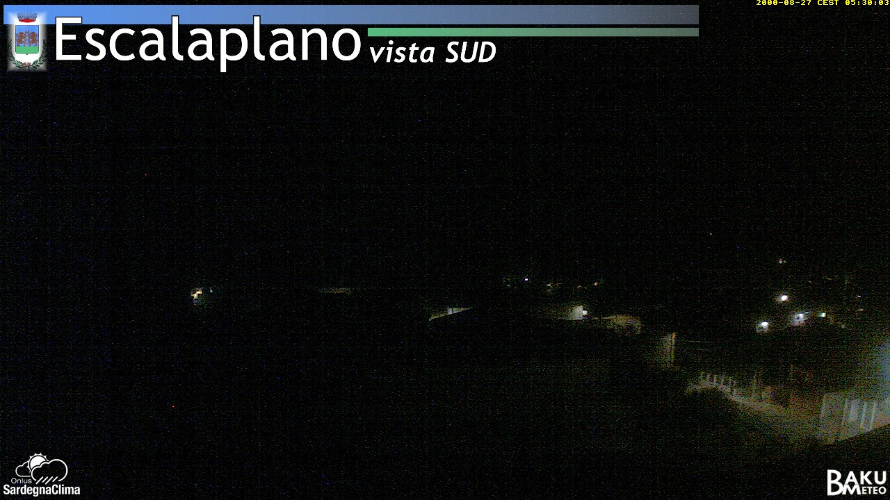 time-lapse frame, Escalaplano webcam