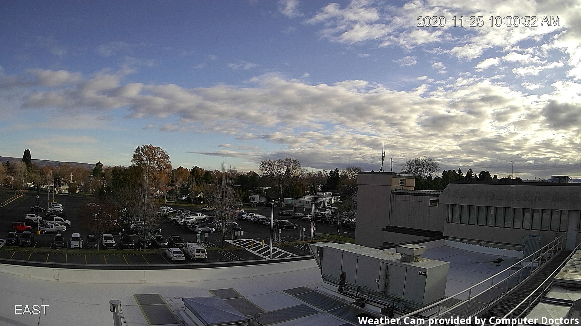 time-lapse frame, East webcam