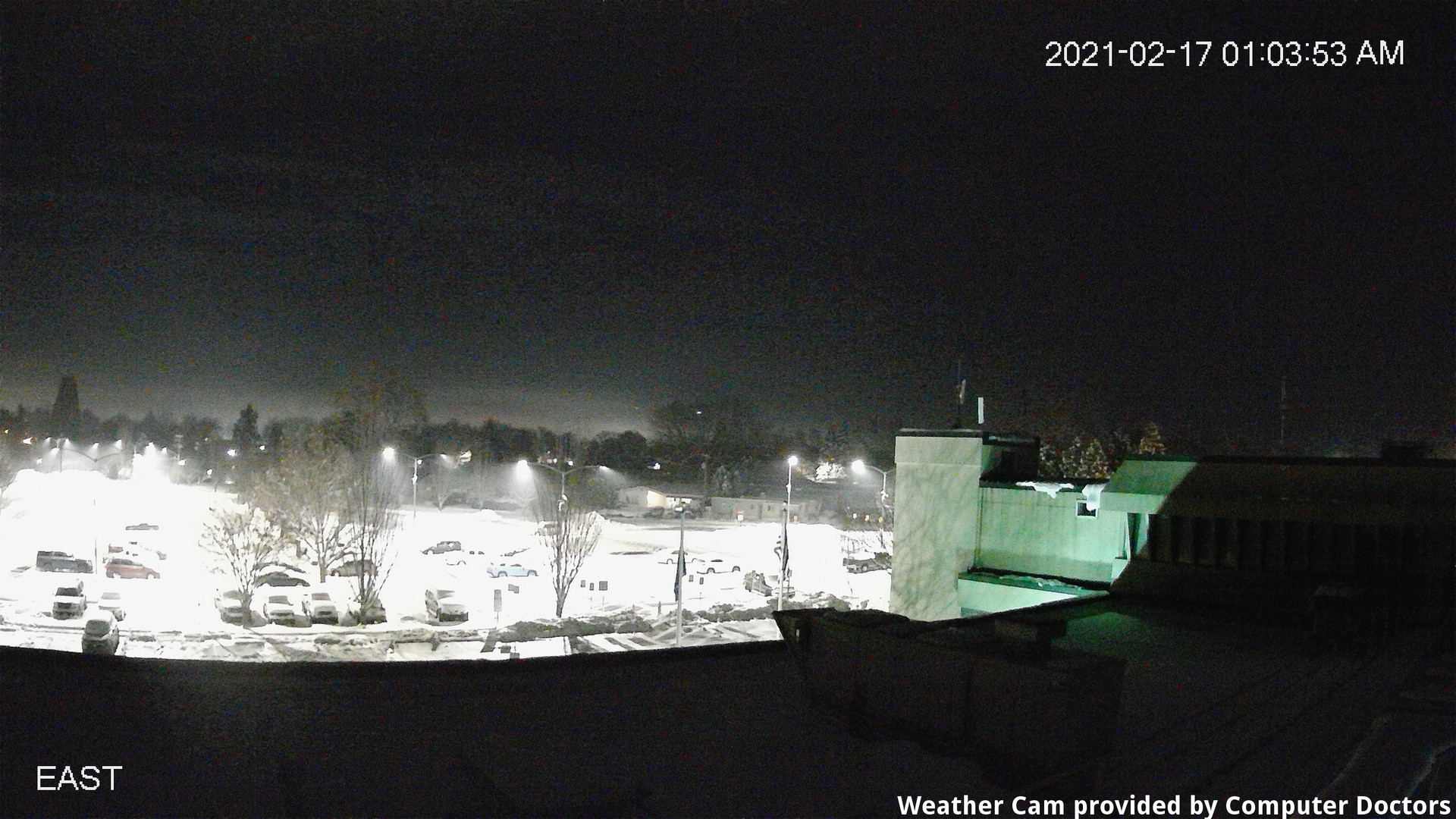 time-lapse frame, East webcam