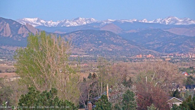 time-lapse frame, Indian Peaks webcam