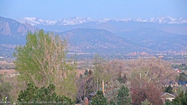 time-lapse frame, Indian Peaks webcam