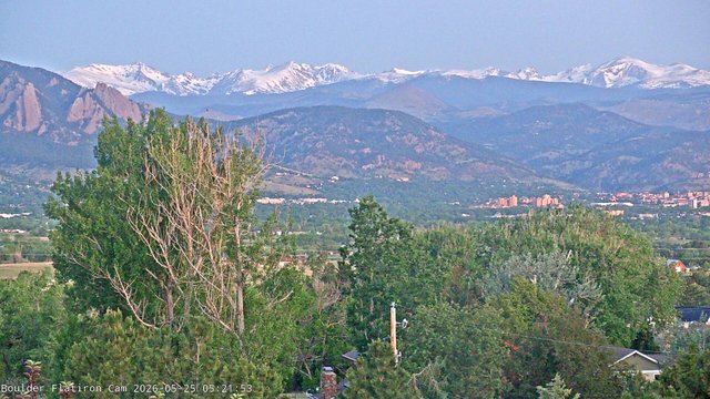 time-lapse frame, Indian Peaks webcam