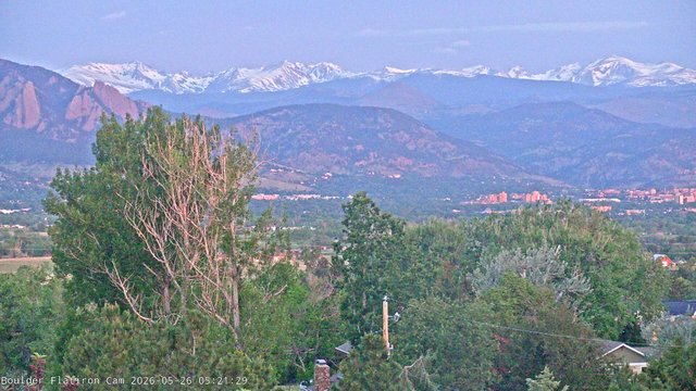 time-lapse frame, Indian Peaks webcam
