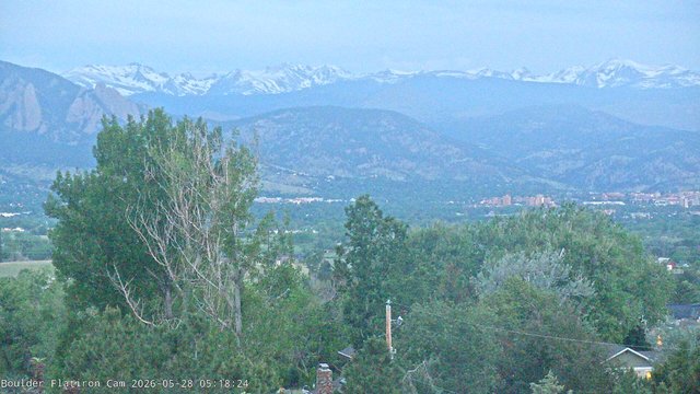 time-lapse frame, Indian Peaks webcam