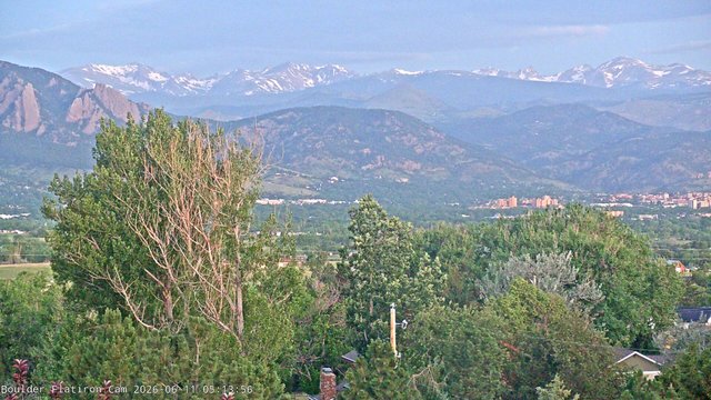 time-lapse frame, Indian Peaks webcam