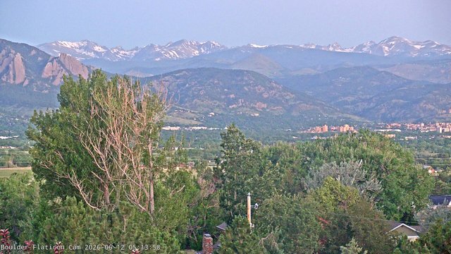 time-lapse frame, Indian Peaks webcam